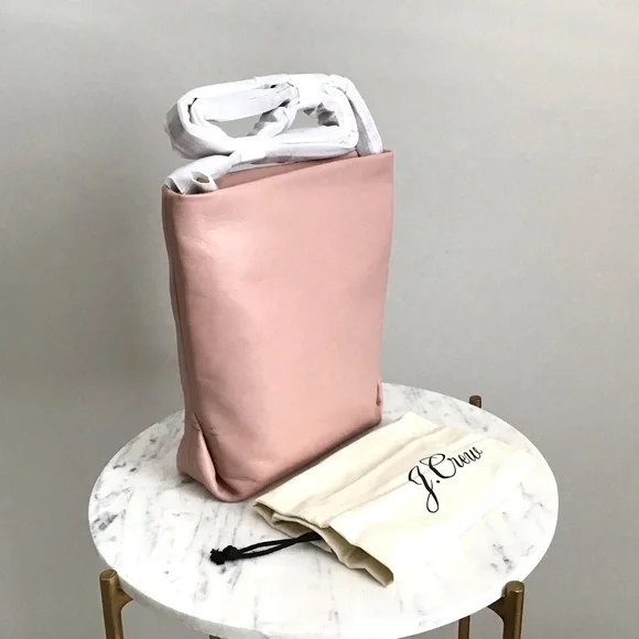 J. CREW Leather Bag New With Tag - Picture 7 of 11